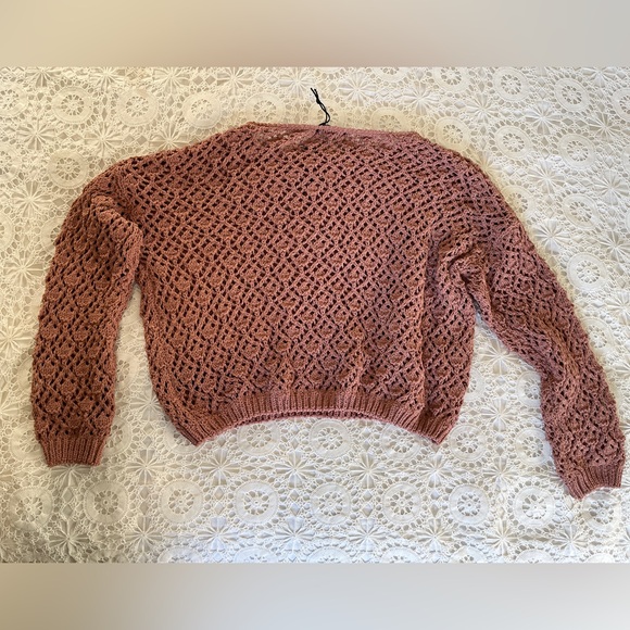 Moon & Madison dusty rose knit sweater NWT - Picture 2 of 6